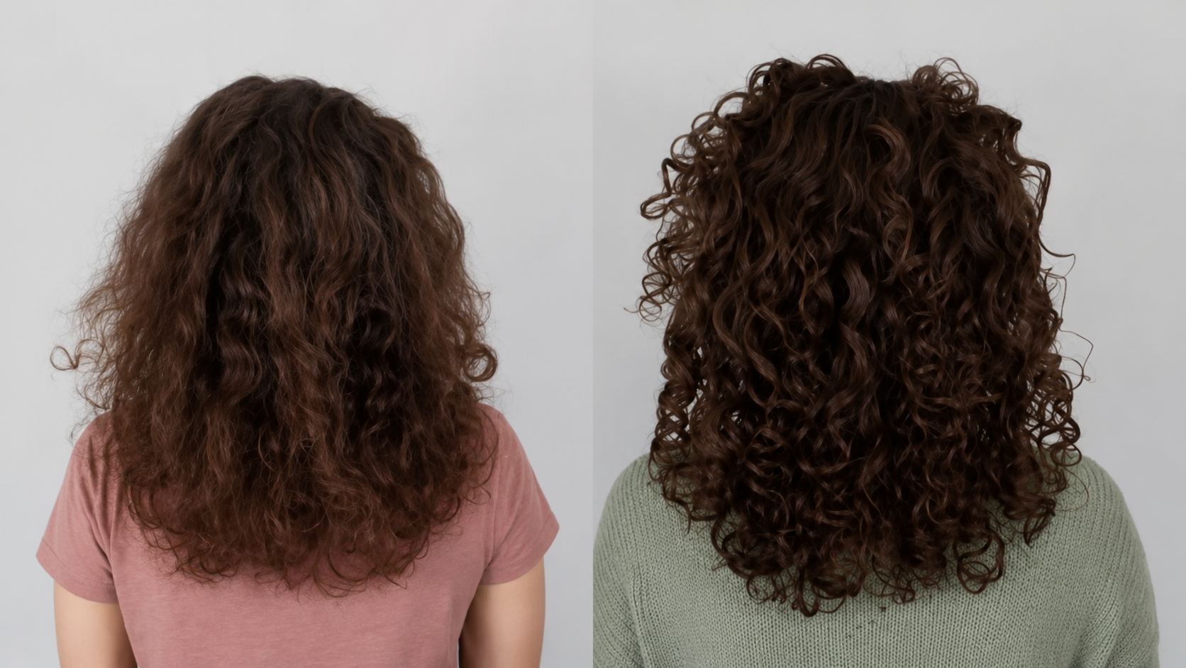 Before and after — hair and skin results with the AG Water Softener